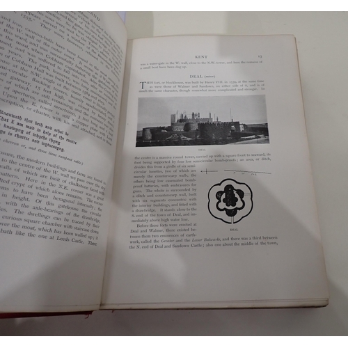 1084 - MACKENZIE, James D, The Castles of England, Their Story and Structure, in two volumes, pub Heinemann... 