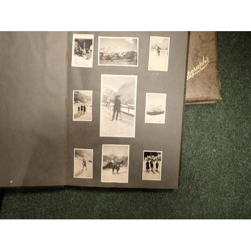 1086 - Box of various Arkwright family Photograph Albums, etc; (box)