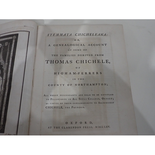 1090 - A Genealogical Account of some of the families derived from Thomas Chichele of Higham-Farrerers in t... 