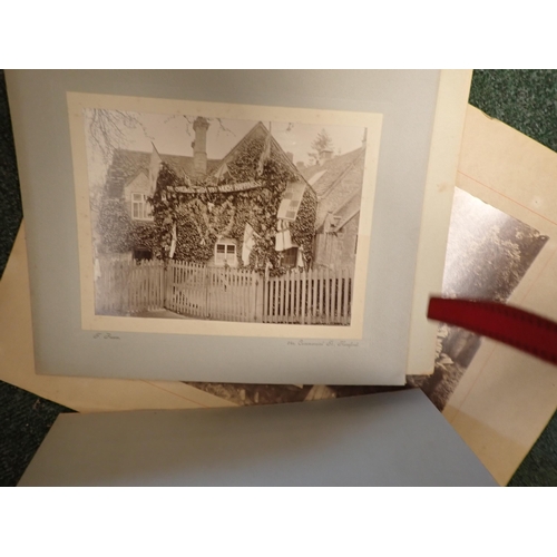 1101 - Box of Photographs of Arkwright family and village events, by Jakeman and Carver, Preece of Hereford... 