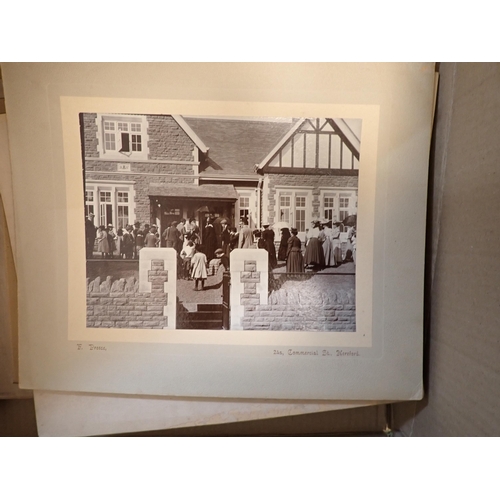 1101 - Box of Photographs of Arkwright family and village events, by Jakeman and Carver, Preece of Hereford... 