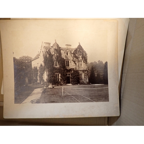 1101 - Box of Photographs of Arkwright family and village events, by Jakeman and Carver, Preece of Hereford... 