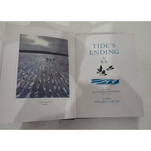 1109 - BB, Dark Estuary, pub Hollis & Carter, 1st edit 1953, Tide's Ending, Hollis & Carter, 1st edit 1950,... 