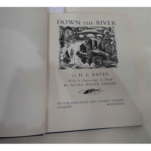 1117 - BATES, H.E., Through the Woods, engraved by Agnes Miller Parker, 1936, and Down the River, pub Victo... 