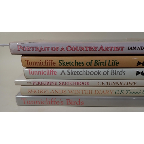 1122 - TUNNICLIFFE C.F., A Sketchbook of Birds, Sketches of Bird Life, The Peregrine Sketchbook, Shorelands... 