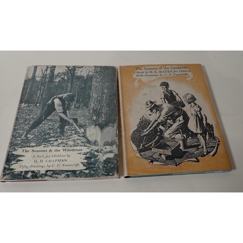 1123 - BATES, H.E., The Seasons and the Gardener, CHAPMAN, The Seasons and the Woodman, FRASER DARLING, The... 