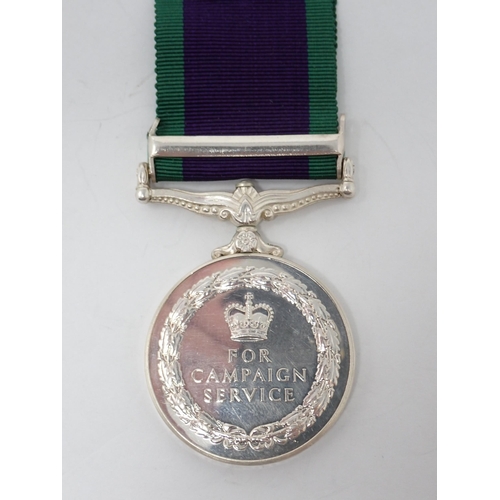 1196 - Campaign Service Medal with South Arabia Bar to 23743090 Private J. Walsh, Royal Pioneer Corps