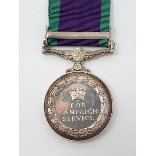 1197 - Campaign Service Medal with South Arabia Bar to Lance Corporal J.W. Glenister, Royal Engineers