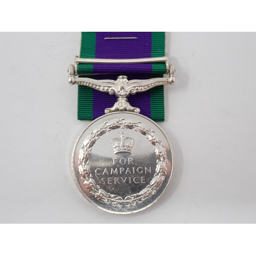 1212 - Campaign Service Medal with South Arabia Bar to 23664978 Nick Thompson, 2nd Royal Tank Regiment