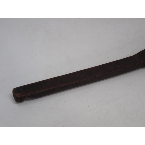 1248 - A carved hardwood Polynesian ceremonial Paddle 18in L