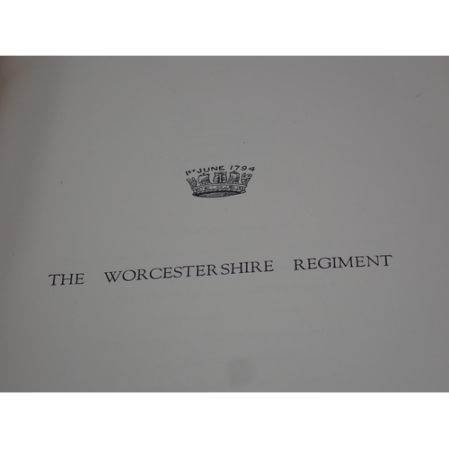 1252 - 'The Worcestershire Regiment in the Great War' by Captain H. Fitz M. Stacke, forming part of the Wor... 