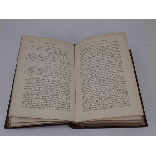 1257 - 'A Treatise on Naval Gunnery' by General Sir Howard Douglas, published John Murray 1855. Full leathe... 