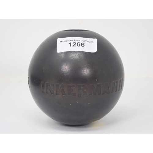 1266 - A spherical Shell engraved in large capital letters around the circumference 'Inkerman November 5th ... 