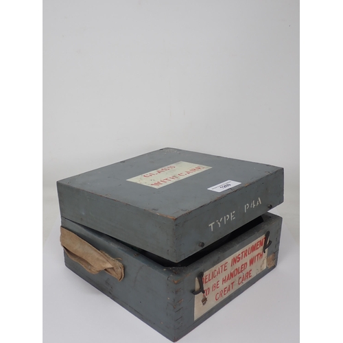 1269 - A WWII Type P4A Compass in original case, used in RAF Bomber Command Aircraft including the Avro Lan... 