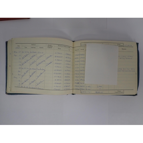 1293 - A collection of items related to Ariel Leon Segal including private Pilot's License, Log Books perta... 