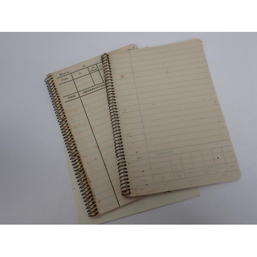 1293 - A collection of items related to Ariel Leon Segal including private Pilot's License, Log Books perta... 