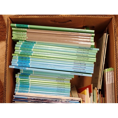 1328 - Ornithology-A box of Oriental Bird Club 'Birding Asia' and 'Forktail' Journals from the 2000's, also... 