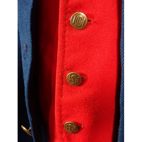 1369 - A Hawkstone Otter Hounds Gentleman's Uniform with Jacket with most H.O.H. brass buttons present (lac... 