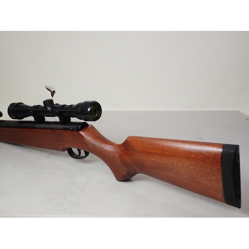 1409 - A Remington Express .22 Air Rifle with 4x32 Telescopic Sight and Bisley Case