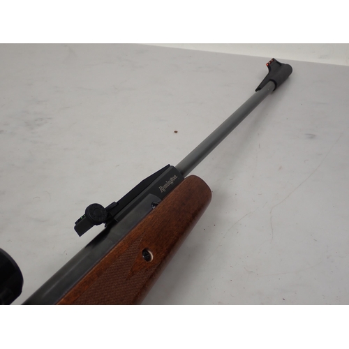 1409 - A Remington Express .22 Air Rifle with 4x32 Telescopic Sight and Bisley Case