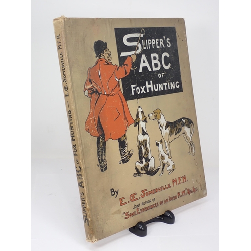 1412 - SOMERVILLE, E. MFH., 'Slippers ABC of Fox Hunting', Longmans, Green and Co., 39 Paternoster Row, Lon... 