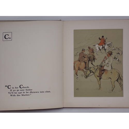 1412 - SOMERVILLE, E. MFH., 'Slippers ABC of Fox Hunting', Longmans, Green and Co., 39 Paternoster Row, Lon... 