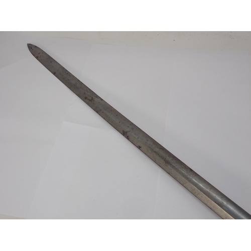 1261 - An Artillery Officer's Sword by Daniel & Co., lacking scabbard