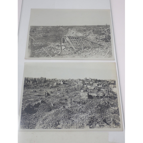 1282 - Twelve WW1 British Official Photographs of the Western Front with Official Stamps to reveres includi... 