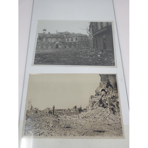 1283 - Twenty one WWI British Photographs of the Western Front, some with official titles to reverse includ... 