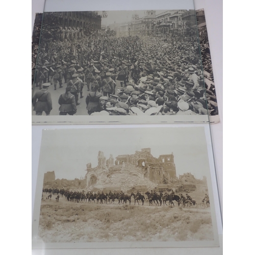 1284 - Twenty WW1 British Photographs, mainly with official titles to reverse including: 'Albert Cathedral ... 