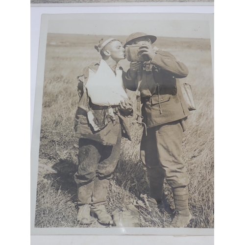 1285 - Twenty WWI British Photographs mainly of Western Front and with official photograph titles to revers... 