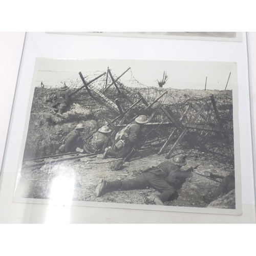 1285 - Twenty WWI British Photographs mainly of Western Front and with official photograph titles to revers... 