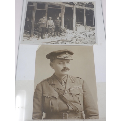 1285 - Twenty WWI British Photographs mainly of Western Front and with official photograph titles to revers... 