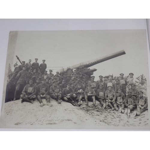 1285 - Twenty WWI British Photographs mainly of Western Front and with official photograph titles to revers... 