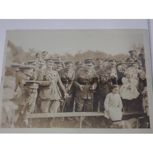 1286 - Twelve WW1 British Photographs, mostly with official photograph titles to reverse including: 'Restin... 