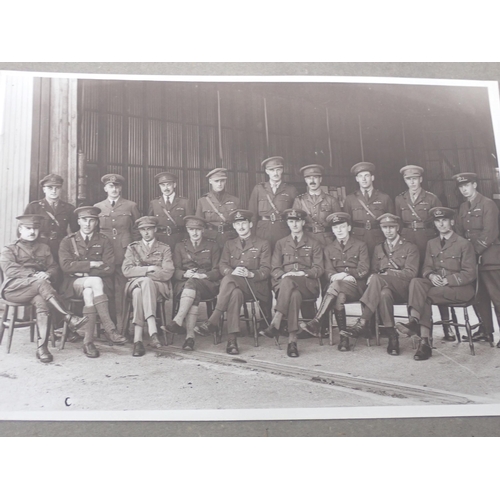 1479 - An interesting Royal Flying Corps Photograph Album showing WWI Personnel and Aircraft including a nu... 