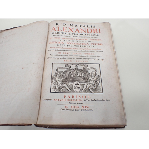 1034 - NATALIS R.P., Alexander Ordinis, Praedicatorum, Provinciae Parisiensis Ejusden Ordinis Exprovinciali... 