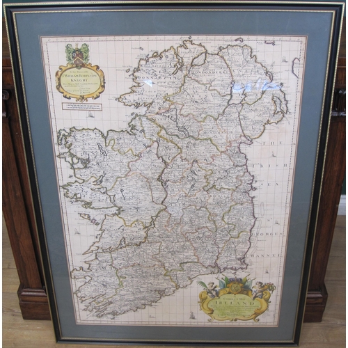 246 - JOHN SENEX (fl. 1702-1740) & JOHN MAXWELL (fl. early 18th Century). A Correct Map of Ireland, divide... 