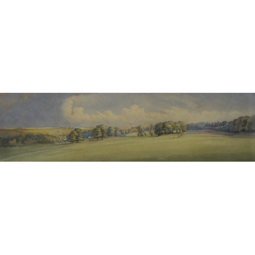 259 - ENGLISH SCHOOL, c. 1870. Views of Salperton Park, Gloucestershire, watercolour, 7½ x 21½ in; two (2)... 