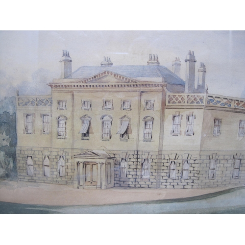 259 - ENGLISH SCHOOL, c. 1870. Views of Salperton Park, Gloucestershire, watercolour, 7½ x 21½ in; two (2)... 