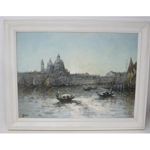 270 - YVES GIANNI (fl. c. 1880-1930). The Grand Canal, Venice, signed, oil on board, 11¼ x 15½in