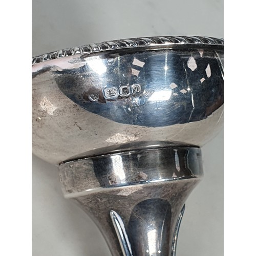 41 - An Elizabeth II silver Wine Funnel with gadroon rim, London 1978