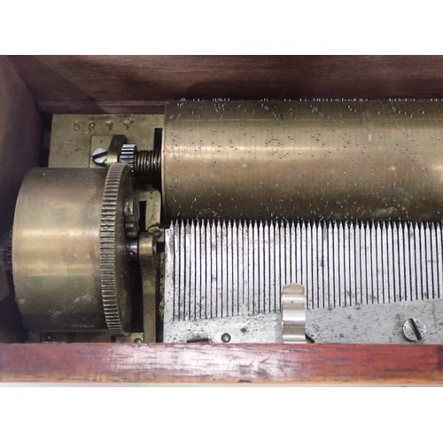 414 - A 19th Century Keywind Cylinder Music Box by 