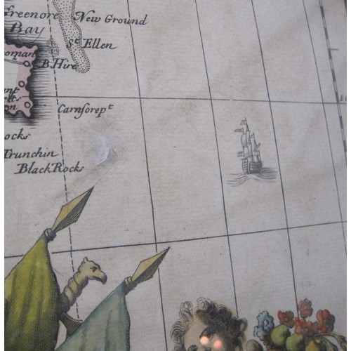 246 - JOHN SENEX (fl. 1702-1740) & JOHN MAXWELL (fl. early 18th Century). A Correct Map of Ireland, divide... 