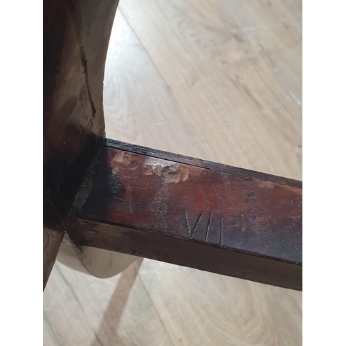 629 - A Victorian rosewood Dining Chair