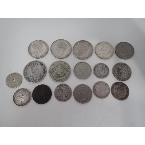 259 - A collection of mainly European silver Coins, to include a Brunswick-Luneburg 1690 1/3 Thaler, Bayer... 