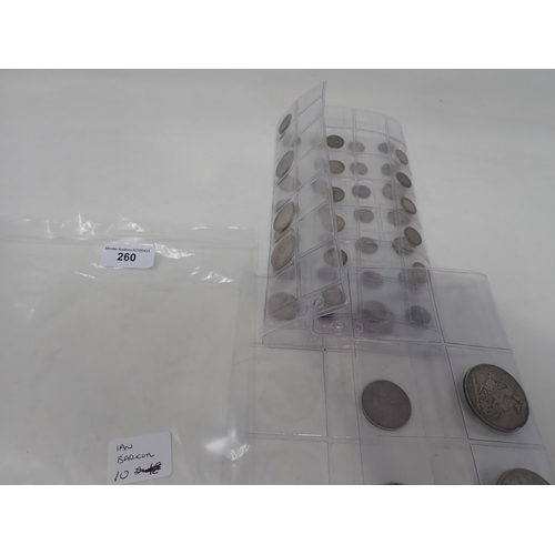 259 - A collection of mainly European silver Coins, to include a Brunswick-Luneburg 1690 1/3 Thaler, Bayer... 