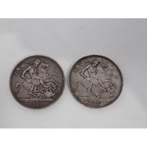 275 - Two Victorian Crowns, 1889 and 1900