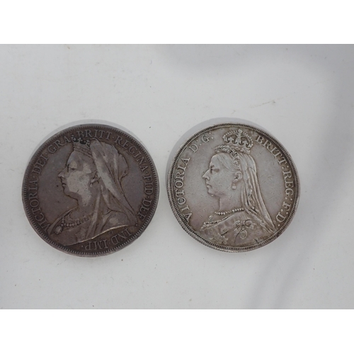 275 - Two Victorian Crowns, 1889 and 1900