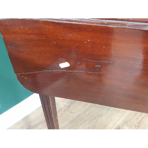 40 - A 19th Century mahogany Pembroke Table fitted frieze drawer and an Edwardian Sutherland Table with s... 